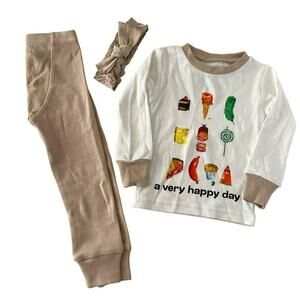 L'ovedbaby x The Very Hungry Caterpillar Pajama Set + Headband